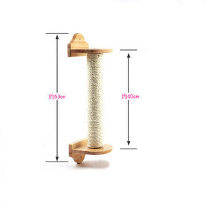 Transform Your Cat's Playtime with the 53cm Scratch Column Climbing Frame Pet Toy