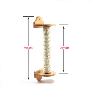 Transform Your Cat's Playtime with the 53cm Scratch Column Climbing Frame Pet Toy