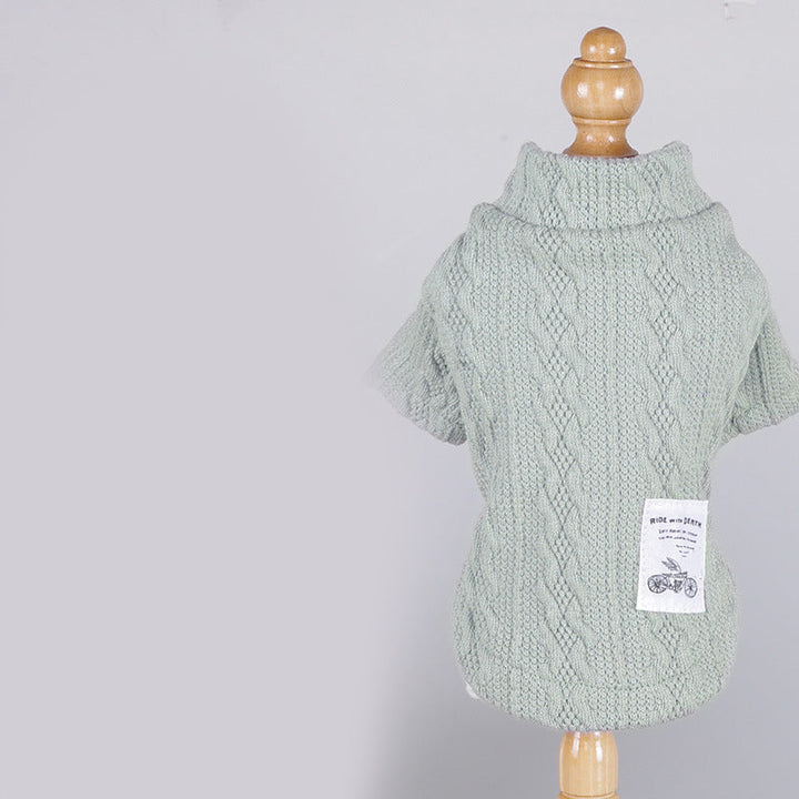 Discover the Warm Knitted Pet Sweater Apparel