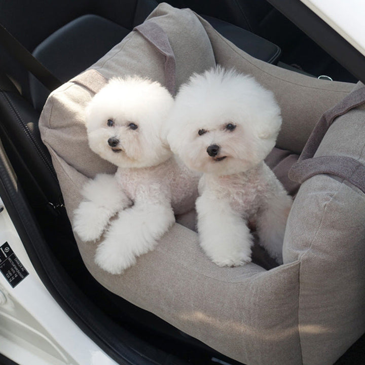 Waterproof Pet Car Seat Carrier With Breathable Mesh Bed