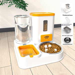 Enhance Your Pet's Mealtime with Our Feeding and Drinking Bowl Station Set