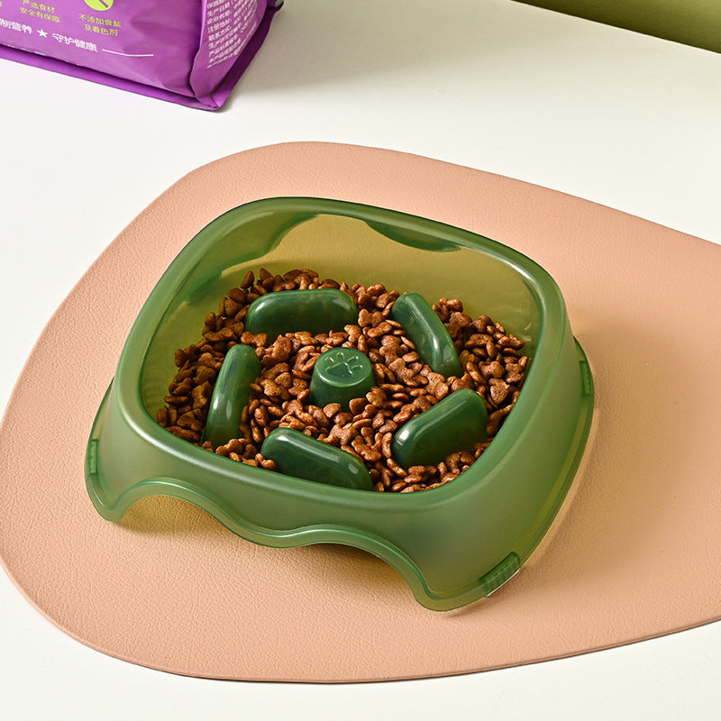 Slow Feeding Anti-Choking Pet Food And Water Bowl