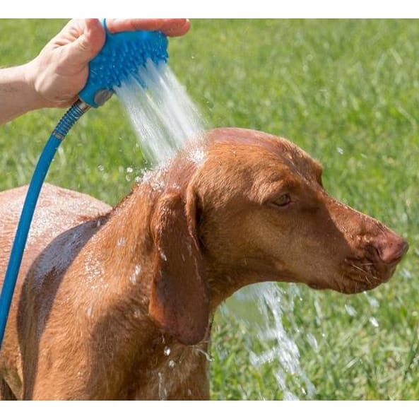 Pet Bathing Gloves Silicone Nozzle Massage Shower Brush