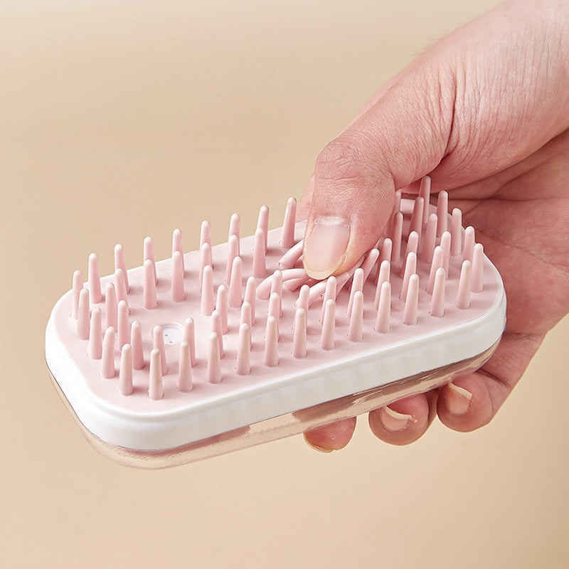 Silicone Pet Massage Bath Brush Foam Cleaning Tool