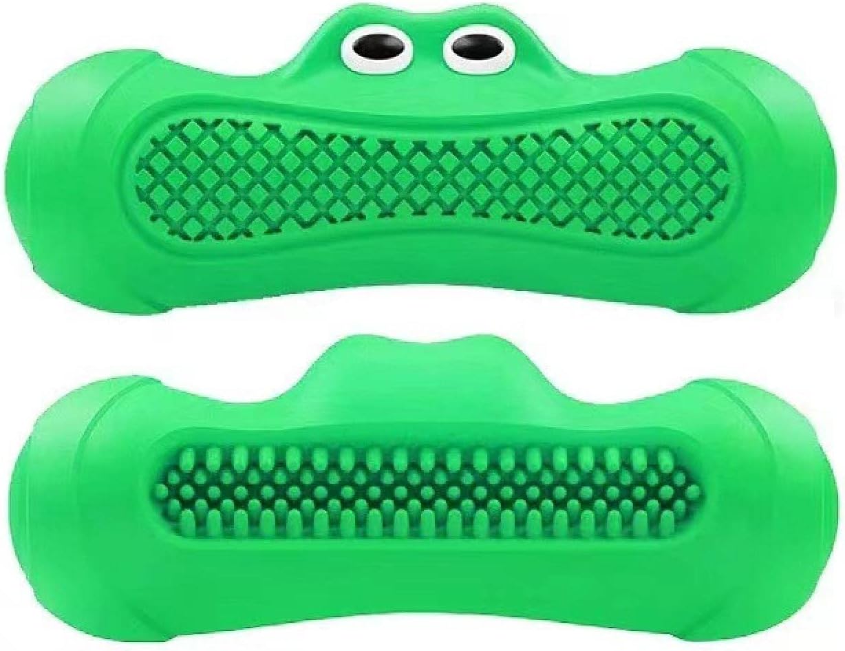 Vocal Rugby Shaped Rubber Pet Chew Teething Toy