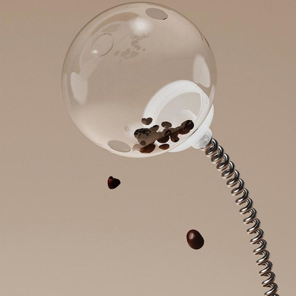 Auto Balancing Interactive Pet Food Puzzle Ball Toy