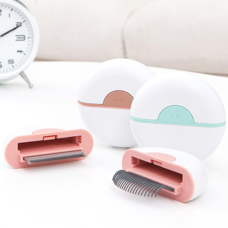 Steel Alloy Pet Grooming Comb DeShedding Tool