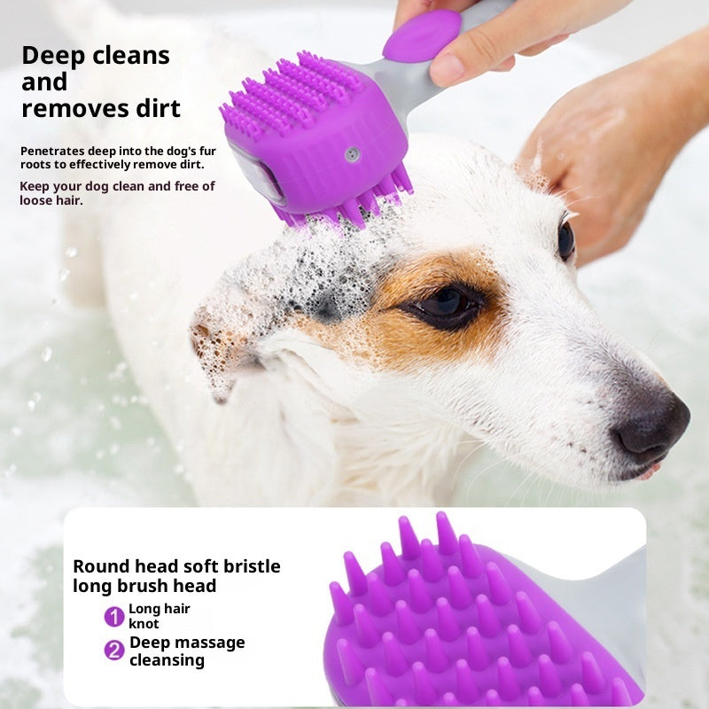 Pet Bath Float Hair Cleaning Shower Brush Tool