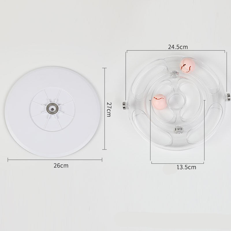 Interactive Pet Turntable Toy For Fun And Enrichment