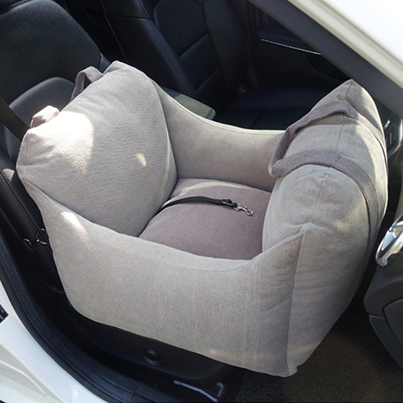 Waterproof Pet Car Seat Carrier With Breathable Mesh Bed