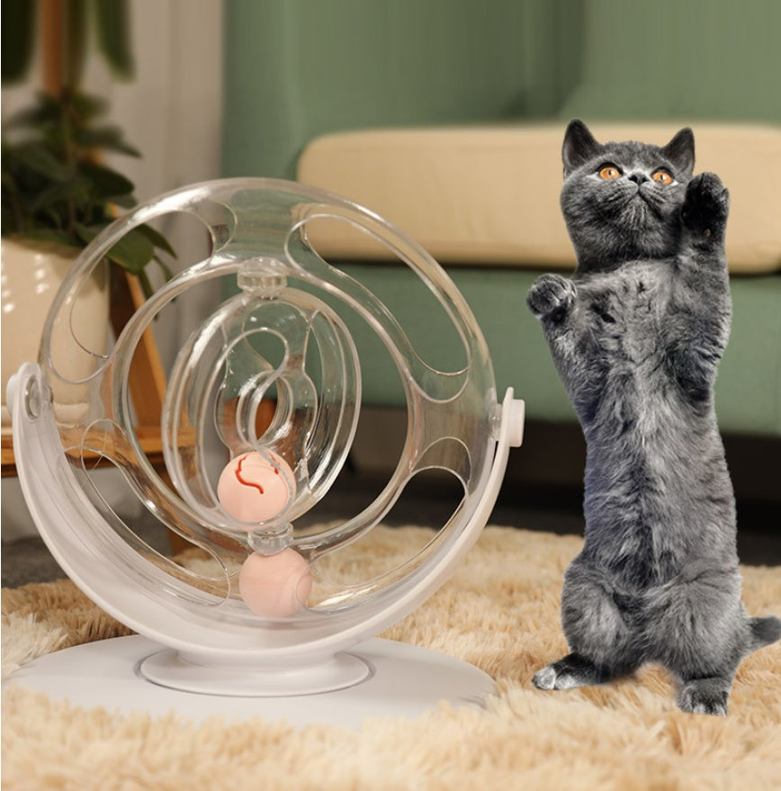 Interactive Pet Turntable Toy For Fun And Enrichment