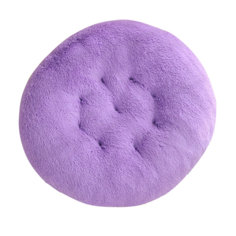 Plush Round Pet Bed Warm Sleeping Mat House