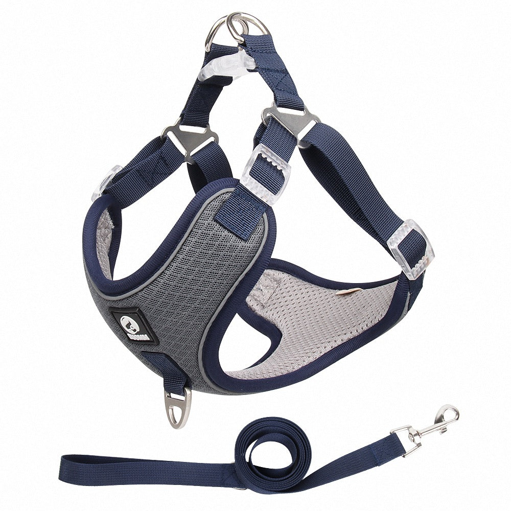 Breathable Adjustable Pet Harness Leash