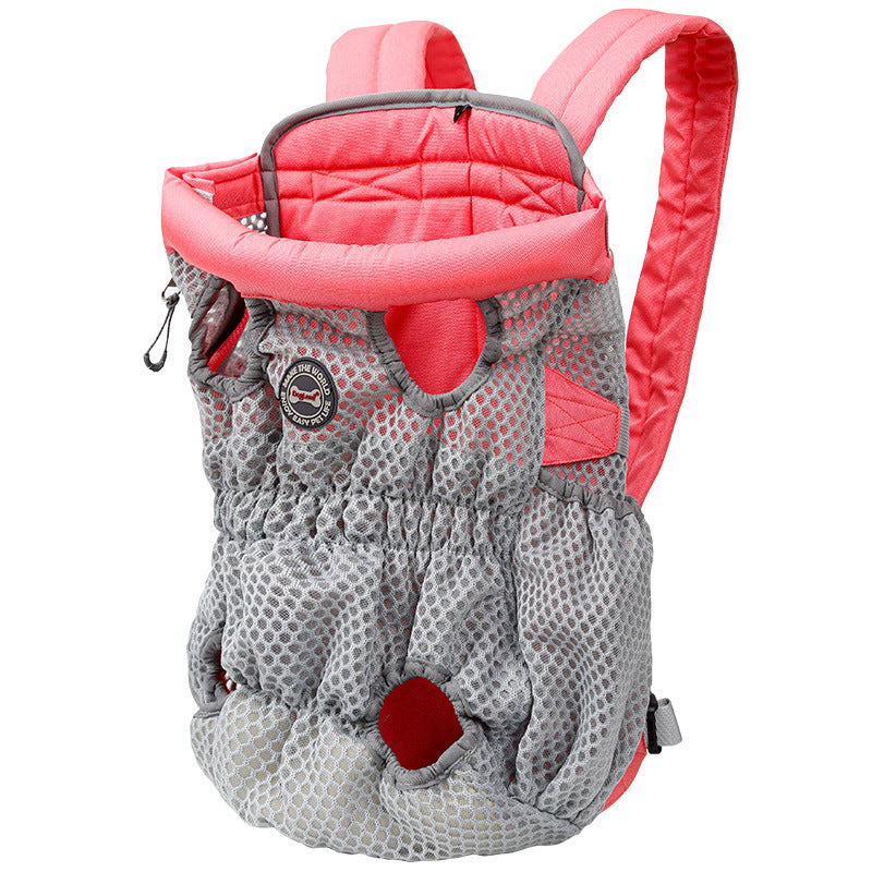 Breathable Mesh Pet Carrier Backpack For Outdoor Travel
