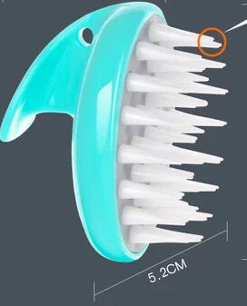 Comfortable Pet Bath Massage Grooming Brush Tool