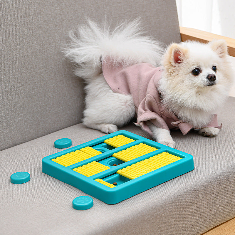 Rotating Interactive Pet Slow Feeder Treat Dispensing Toy