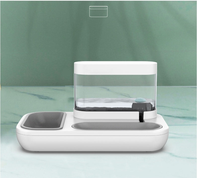 Automatic Pet Drinking Fountain And Feeding Bowl 1.5L