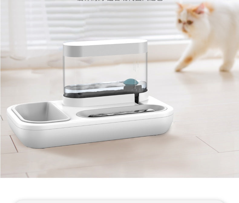 Automatic Pet Drinking Fountain And Feeding Bowl 1.5L