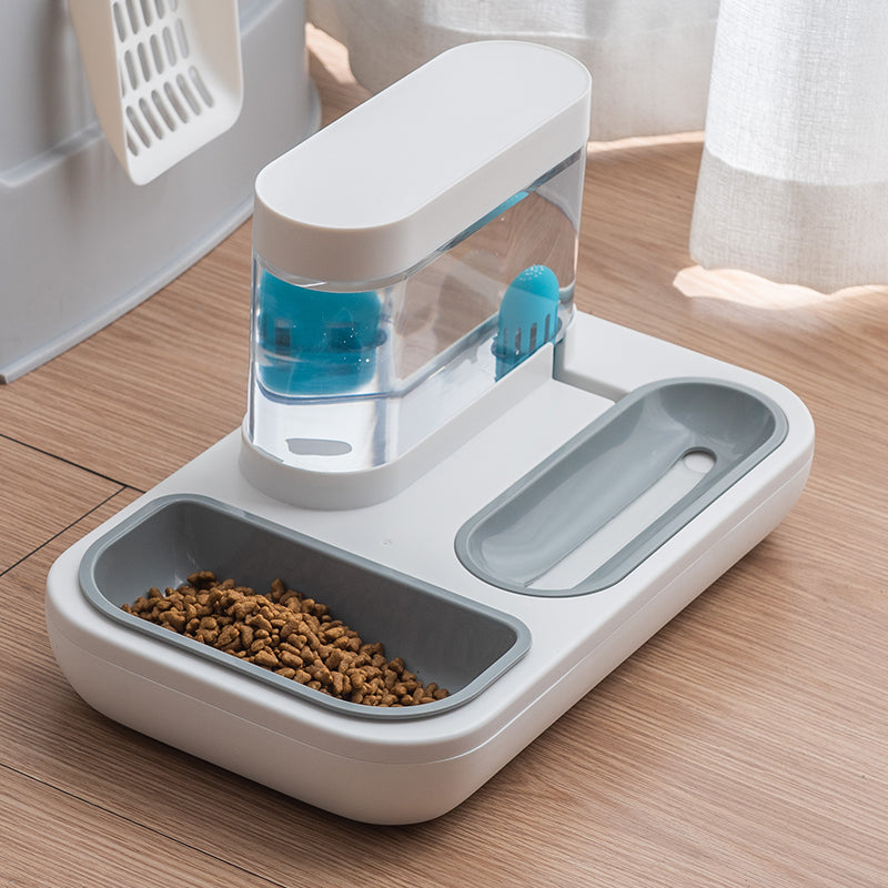 Automatic Pet Drinking Fountain And Feeding Bowl 1.5L