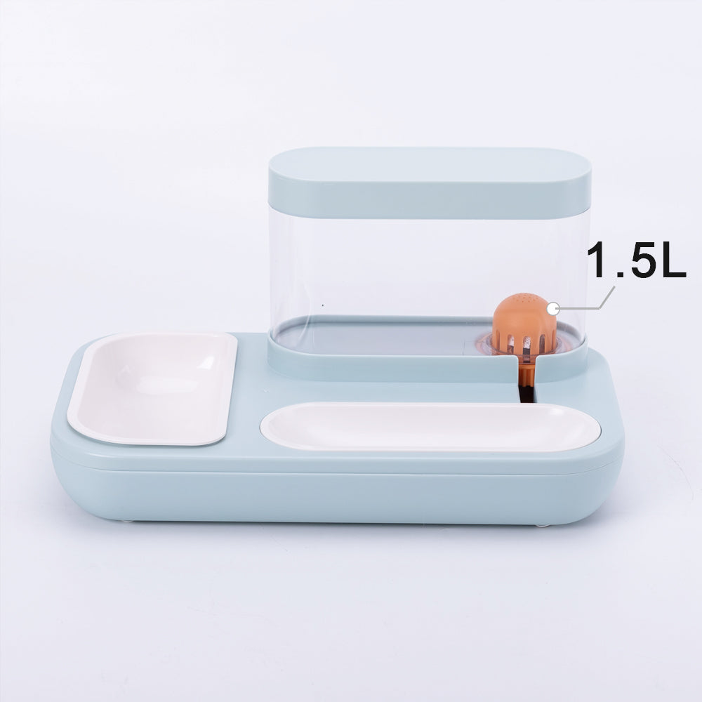 Automatic Pet Drinking Fountain And Feeding Bowl 1.5L