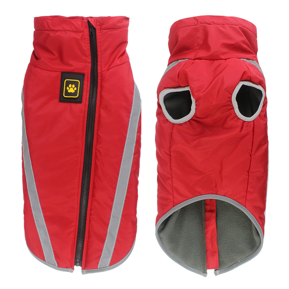 Reflective Padded Warm Pet Winter Jacket Apparel