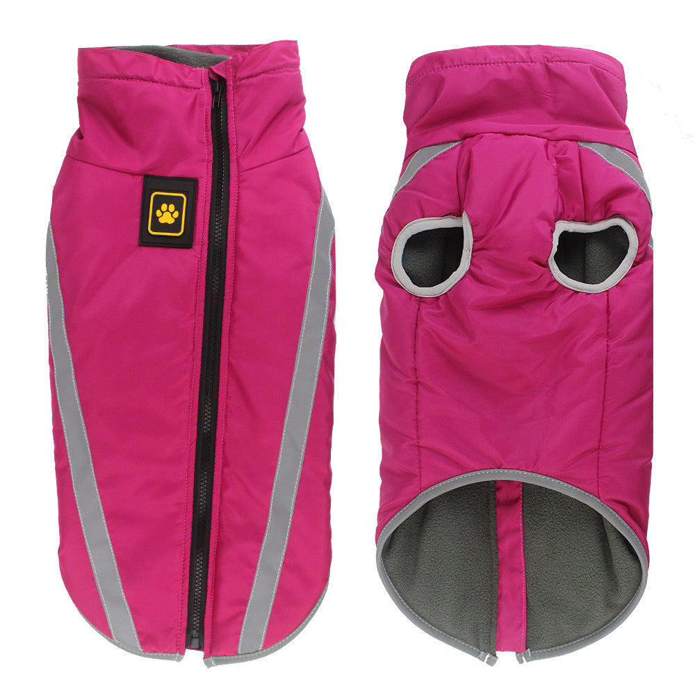 Reflective Padded Warm Pet Winter Jacket Apparel