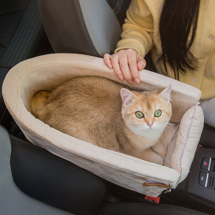 Pet Car Safety Seat And Travel Carrier Bed