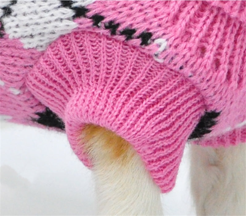 Warm Knitted Pet Sweater Apparel