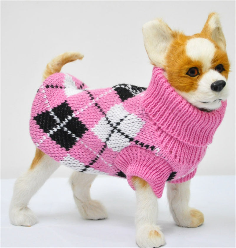 Warm Knitted Pet Sweater Apparel