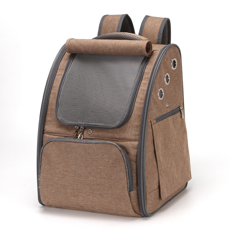 Foldable Breathable Pet Backpack Carrier For Travel
