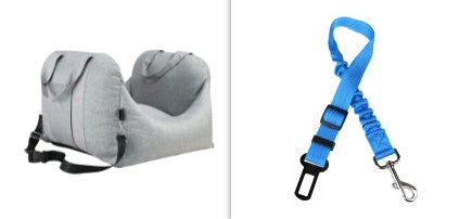Waterproof Pet Car Seat Carrier With Breathable Mesh Bed
