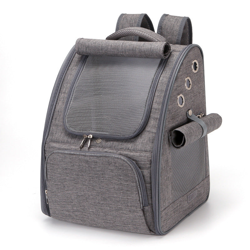 Foldable Breathable Pet Backpack Carrier For Travel