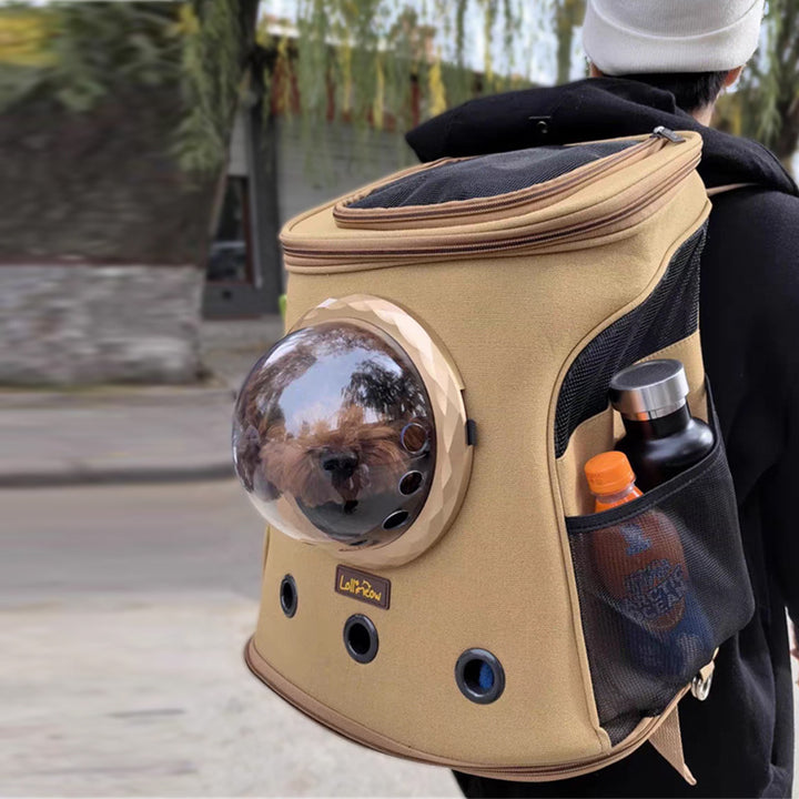 Portable Pet Backpack Carrier For Medium Pets