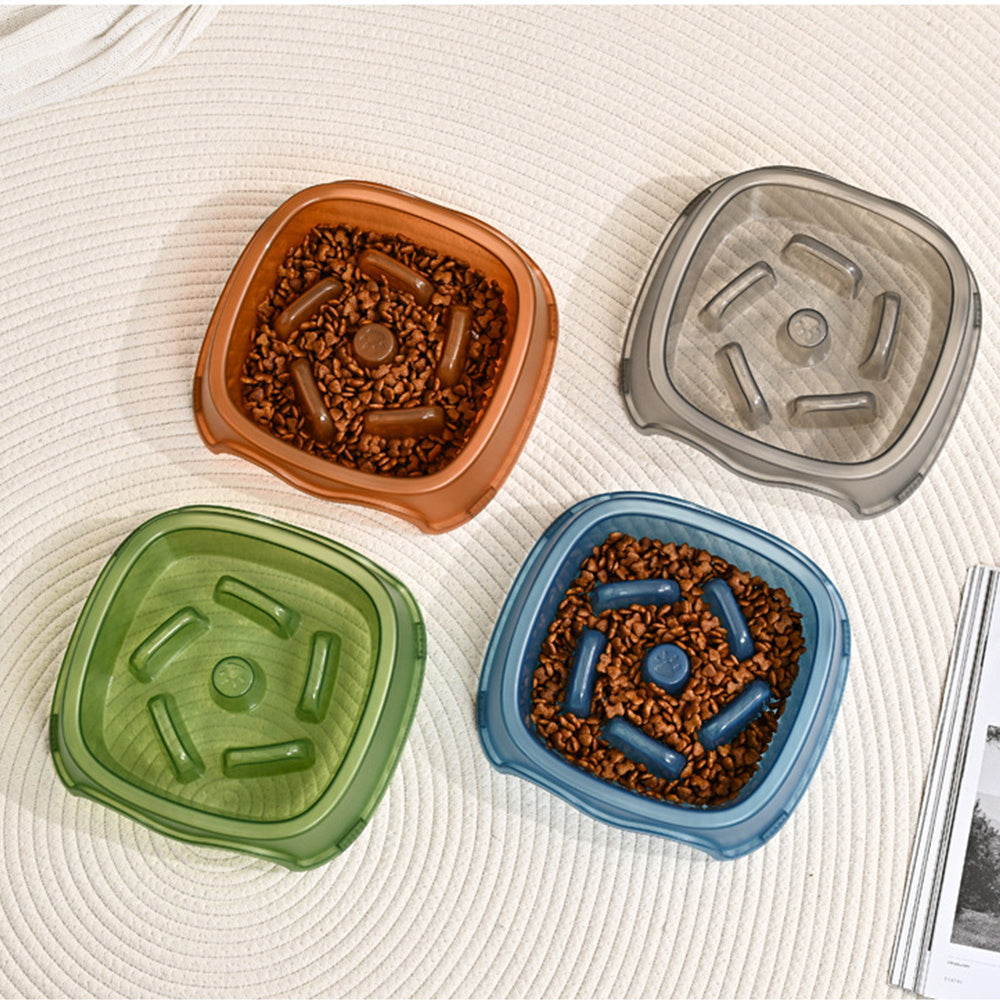 Slow Feeding Anti-Choking Pet Food And Water Bowl