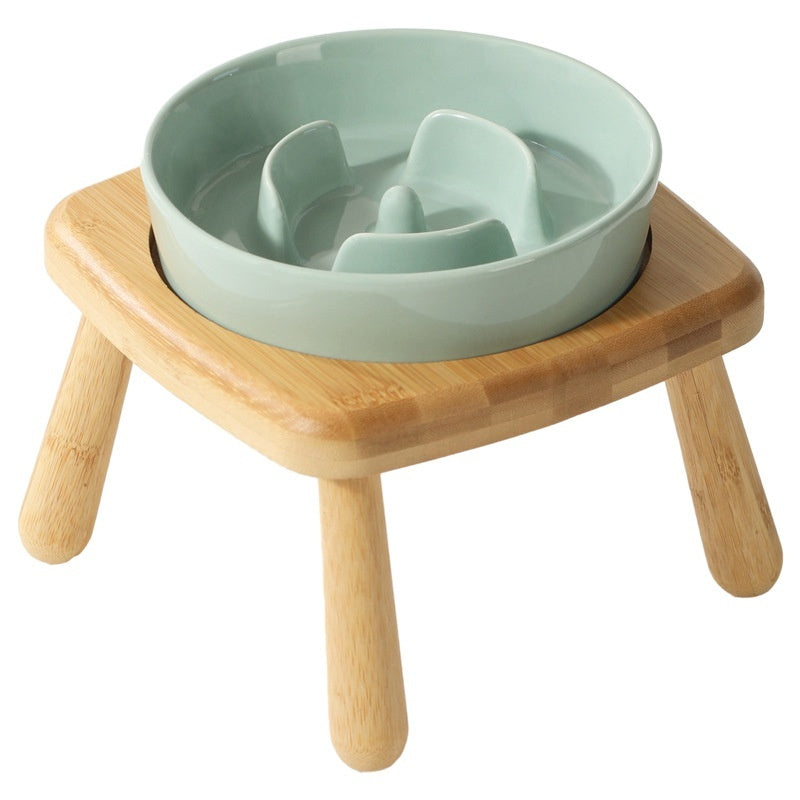 Ceramic Pet Slow Feeding Anti-Choking Bowl
