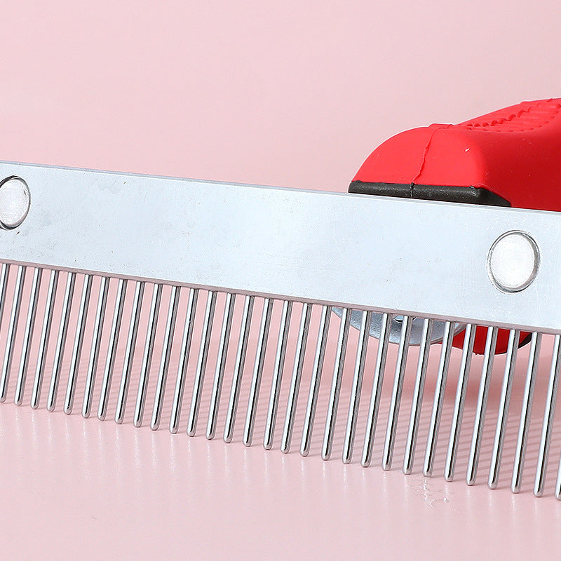 Extra Large Deshedding Pet Rake Grooming Comb