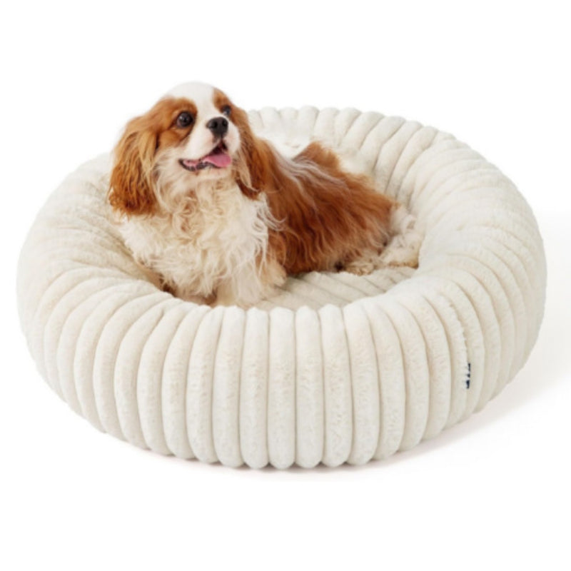 Plush Pet Bed Round Warm Mat For Winter Comfort