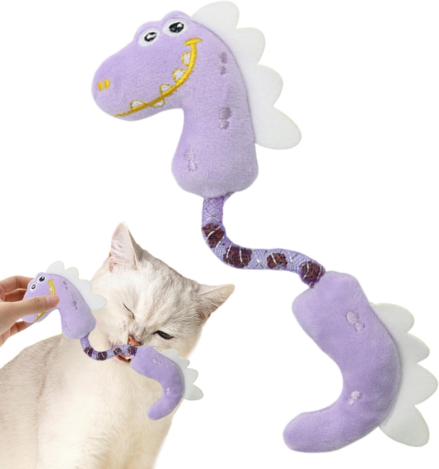 Catnip Rope Chew Spring Kicker Interactive Pet Toy