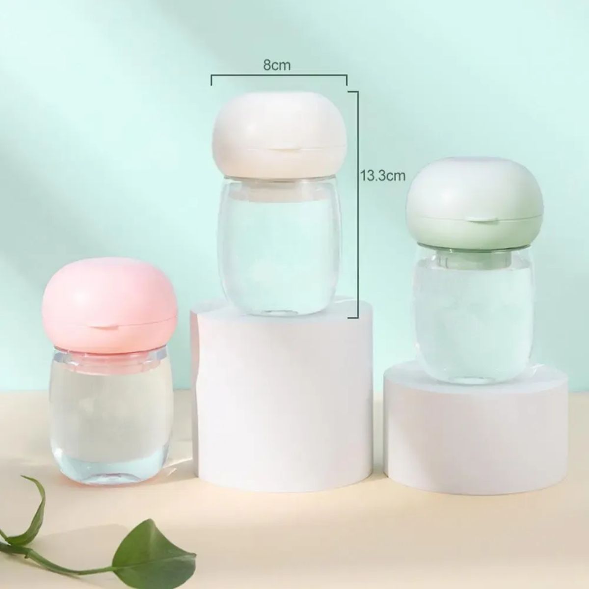 Portable Pet Water Bottle With Feeding Cup And Lanyard
