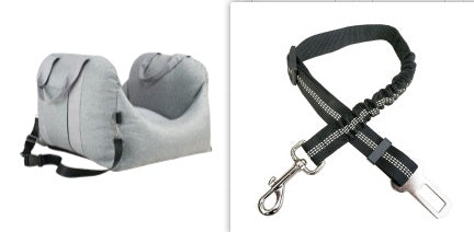 Waterproof Pet Car Seat Carrier With Breathable Mesh Bed