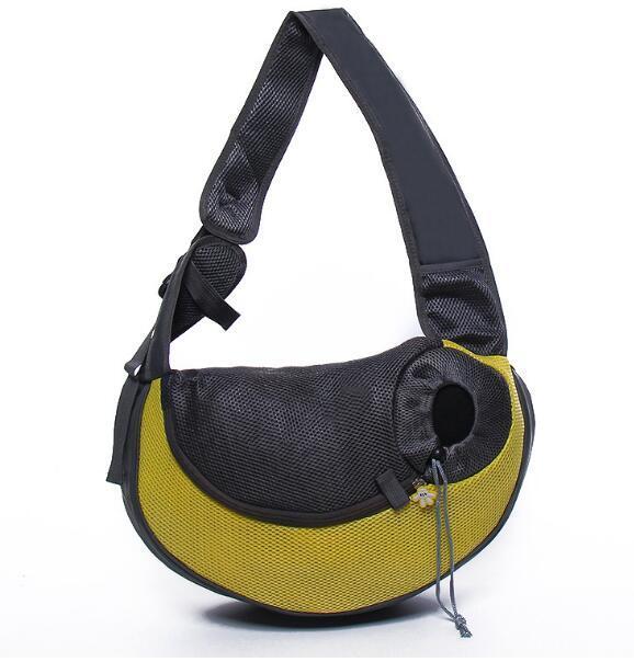 Mesh Oxford Pet Shoulder Carrier Bag For Travel