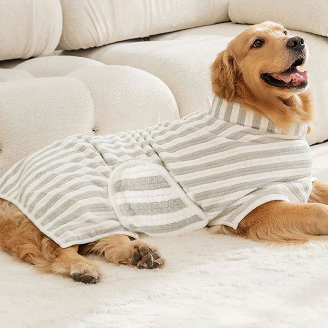 Ultra-Absorbent Pet Bath Towel Quick-Drying Thick Bathrobe Supplies