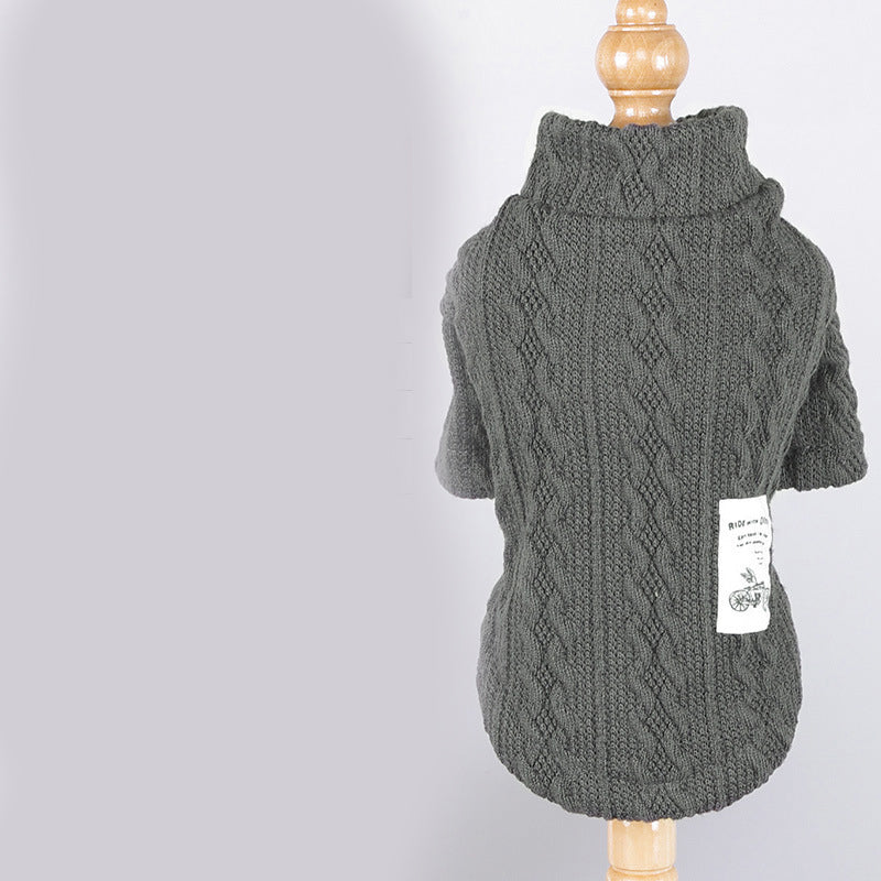 Warm Knitted Pet Sweater Apparel