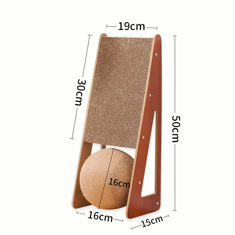 Corrugated Paper Scratching Board Pet Toy