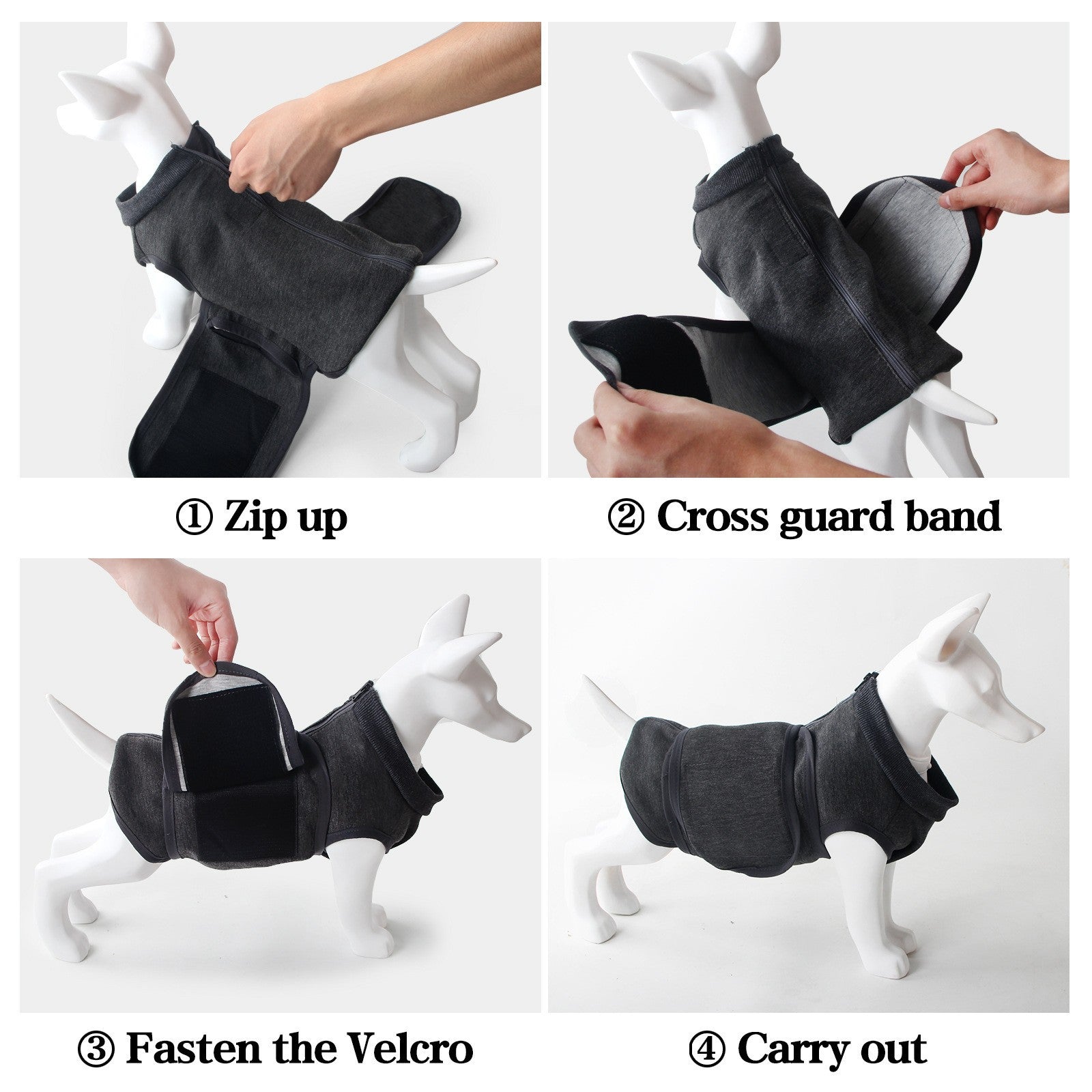 Double Layer Polyester Cotton Comfort Pet Jacket Apparel