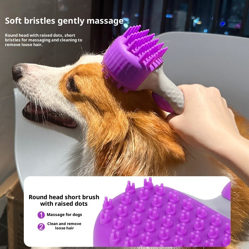 Pet Bath Float Hair Cleaning Shower Brush Tool