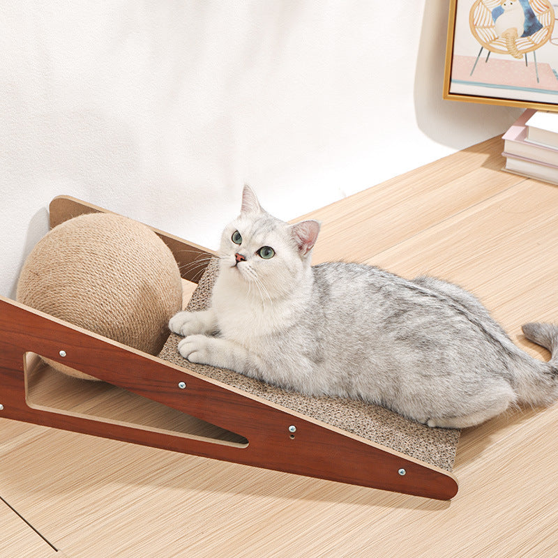 Corrugated Paper Scratching Board Pet Toy