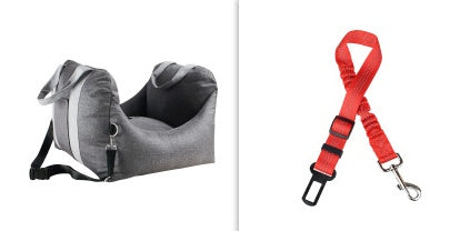Waterproof Pet Car Seat Carrier With Breathable Mesh Bed