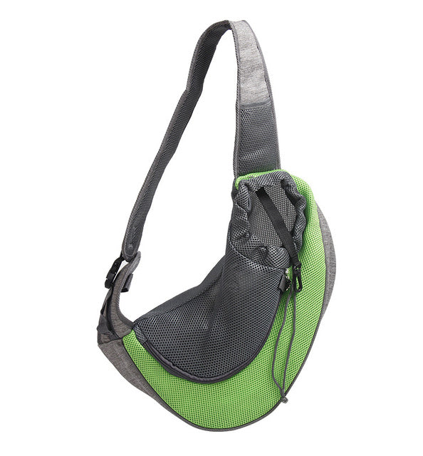 Mesh Oxford Pet Shoulder Carrier Bag For Travel