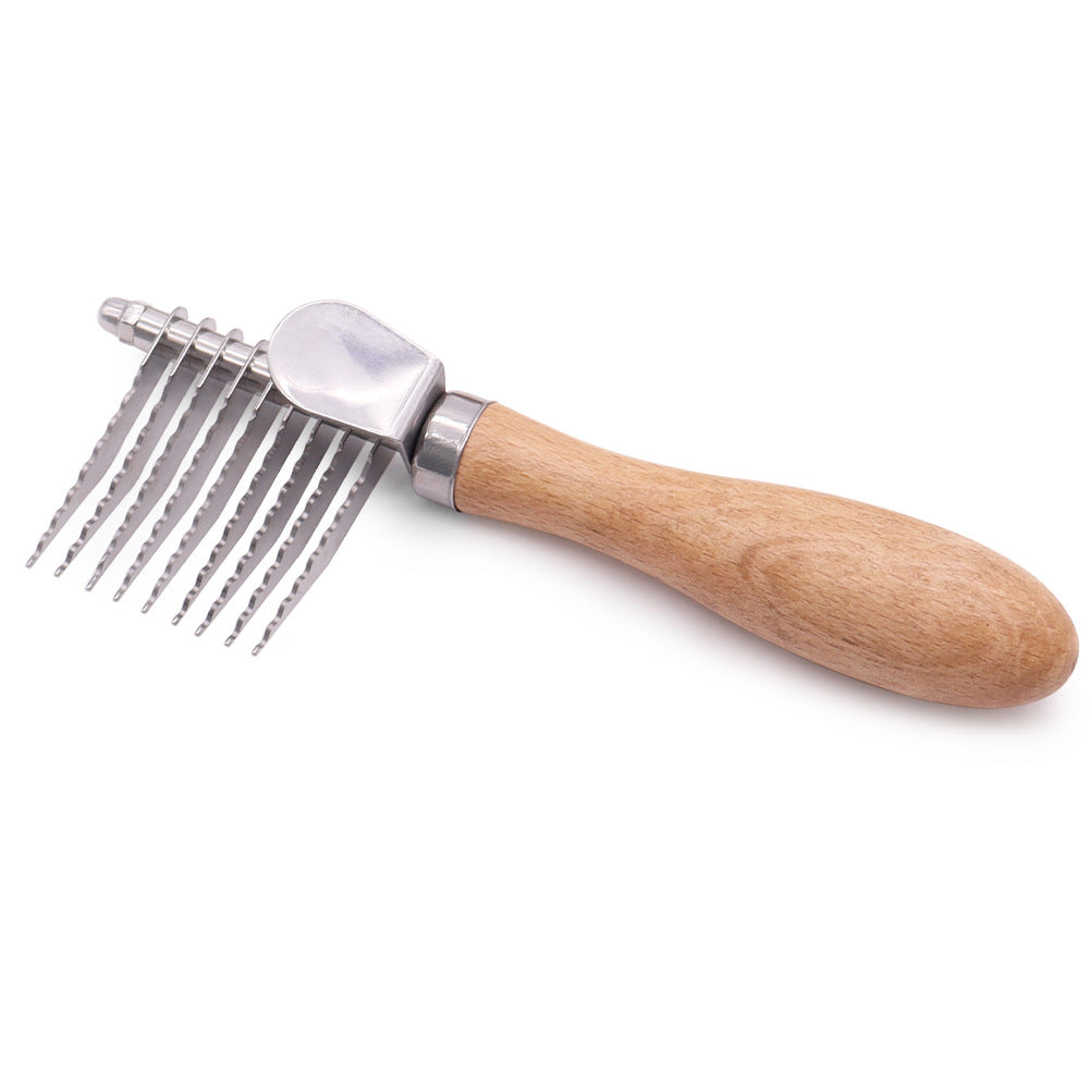 Pet Detangling Grooming Brush For Knots And Loose Fur
